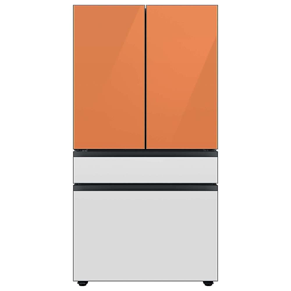 Bespoke 4-Door French Door Refrigerator Panel - Top Panel - Clementine Glass