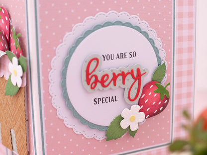 Berry Bliss - Berry Sentiment Stamp & Metal Die Set