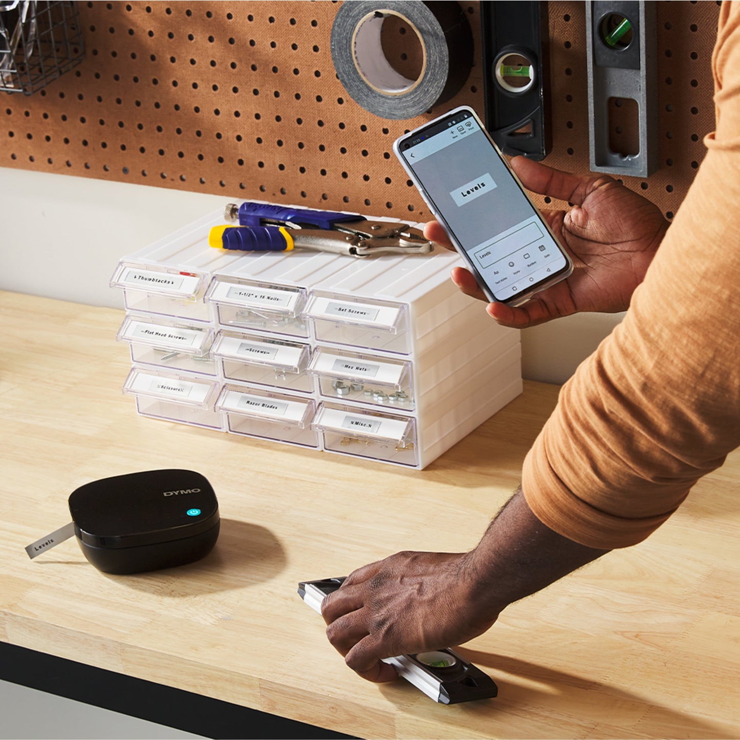 Letratag 200 Bluetooth Label Maker, Includes 1 White Paper Label Tape, 1 Count