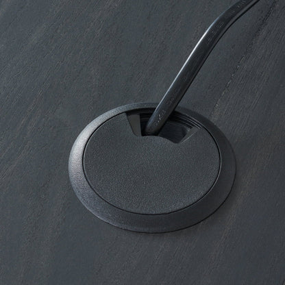 Cube Storage Office Desk, Charcoal