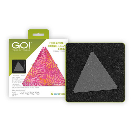 GO! Equilateral Triangle 4-1/4" Sides Fabric Cutting Die