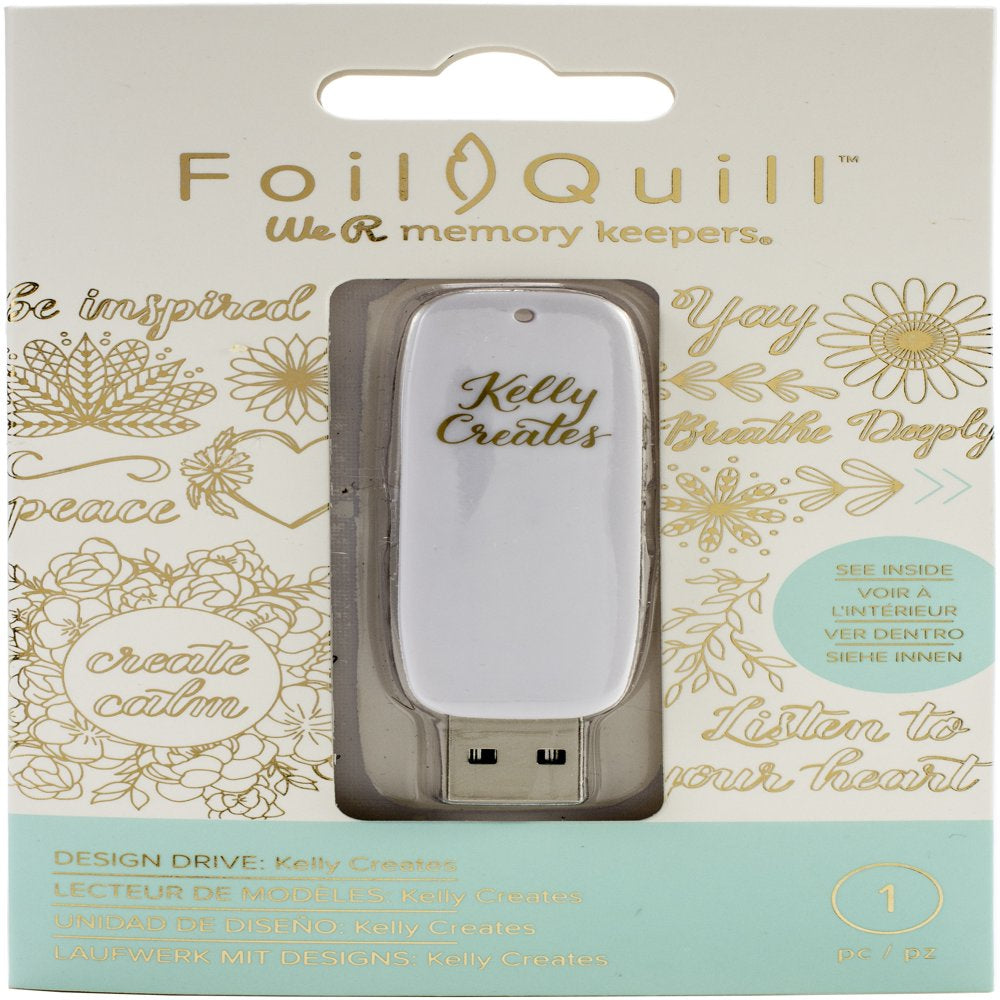 Foil Quill USB Artwork Drive-Kelly Creates