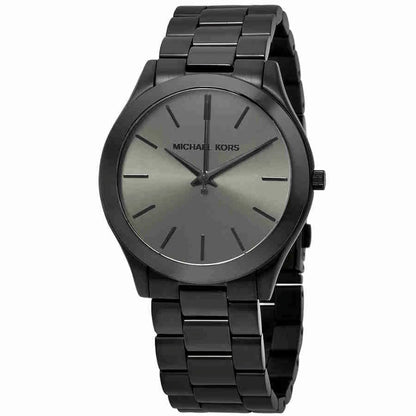 Men'S Slim Runway Black Watch MK8507