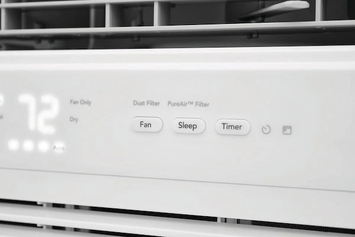 10,000 BTU Window Room Air Conditioner with Wi-Fi up to 450 Sq Ft, White