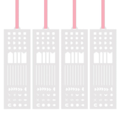 We R Thermal Cinch Bookmarks 6/Pkg-Stencils