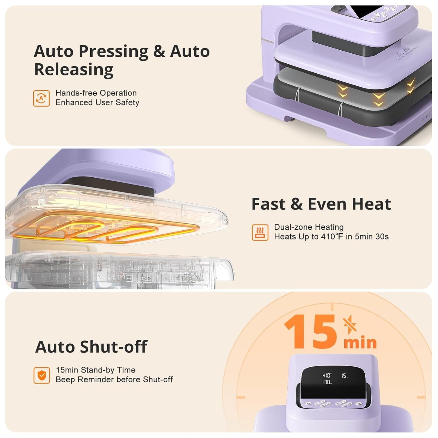 Loklik Cutting Machine & Auto Heat Press 2 15X15
