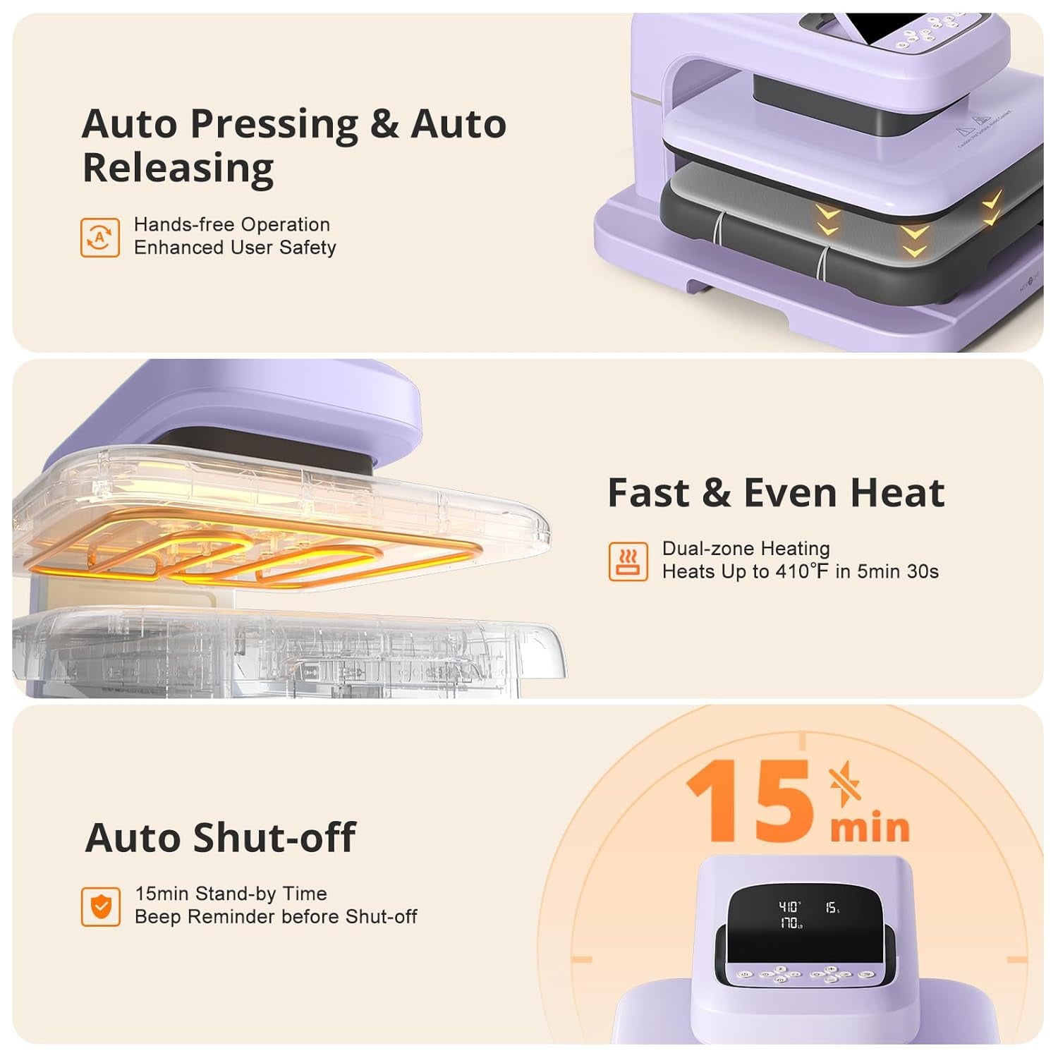 Loklik Cutting Machine & Auto Heat Press 2 15X15