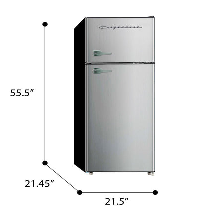 7.5 Cu. Ft. Retro Refrigerator, Efr751, Platinum Design