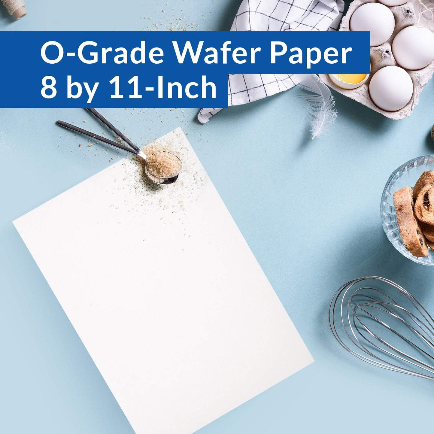Oasis Supply 25 Piece O-Grade Wafer Paper Pack, 8" by 11"