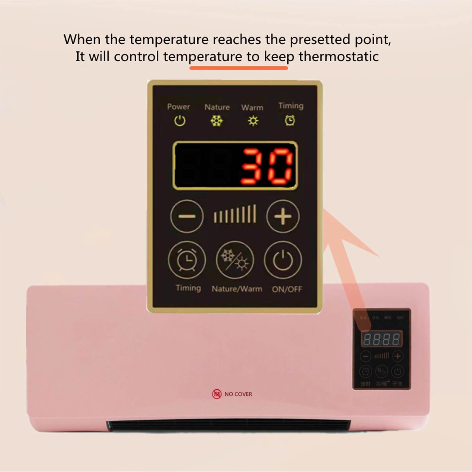 15000 BTU Wall-Mount Air Conditioners 10000 BTU, Energy Efficient Room Air Conditioning, AC Unit Cools up to 550 Sq.Ft. with Remote Control, Cooling/Heating, Dehumidifier and Fan, White
