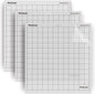 WORKLION Cutting Mat for Silhouette Cameo: (12X12 Inch,3 Mats) Standard Grip Adhesive Sticky Durable Non-Slip Clear Craft Cut Mats - Replacement Accessories for Silhouette Cameo 4/3/2/1