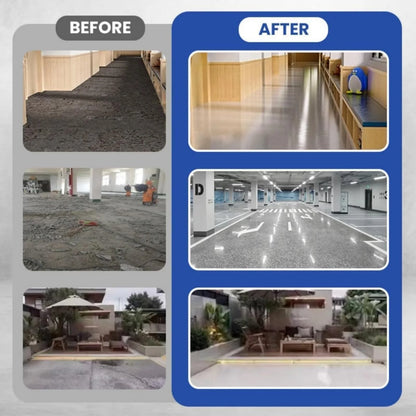 High-Gloss Epoxy Floor Coating, Non-Slip and Long-Lasting Marble Paint Finish, Self-Leveling Floor Coating for Garage, Basement, Workshop, and Concrete Floors