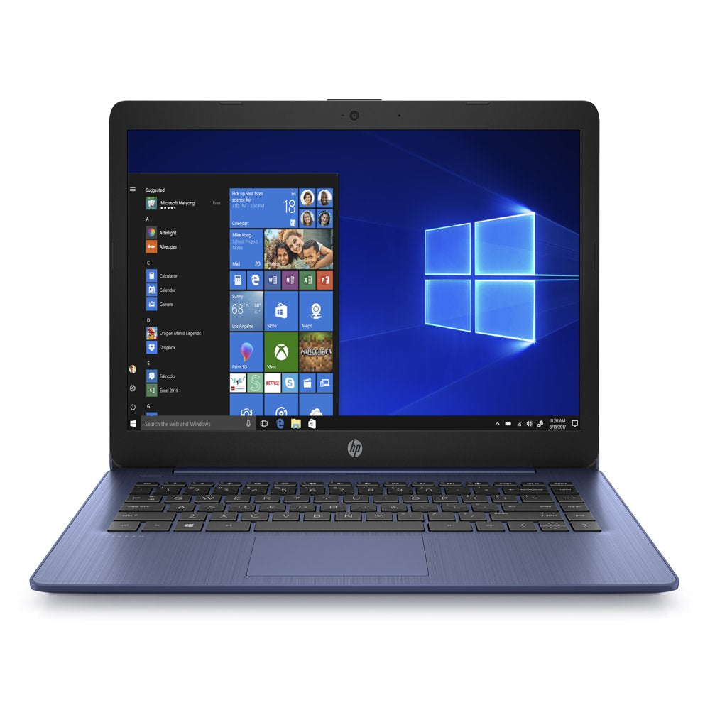 Stream 14 Laptop, Intel Celeron N4000, 4GB SDRAM, 32GB Emmc, Office 365 1 Yr, Royal Blue