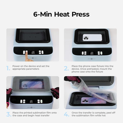 H17 Phone Cases Heat Press Vacuum Heat Press Machine for Phone Cases (Compatible with Android)+  Auto Tumbler Heat Press Machine