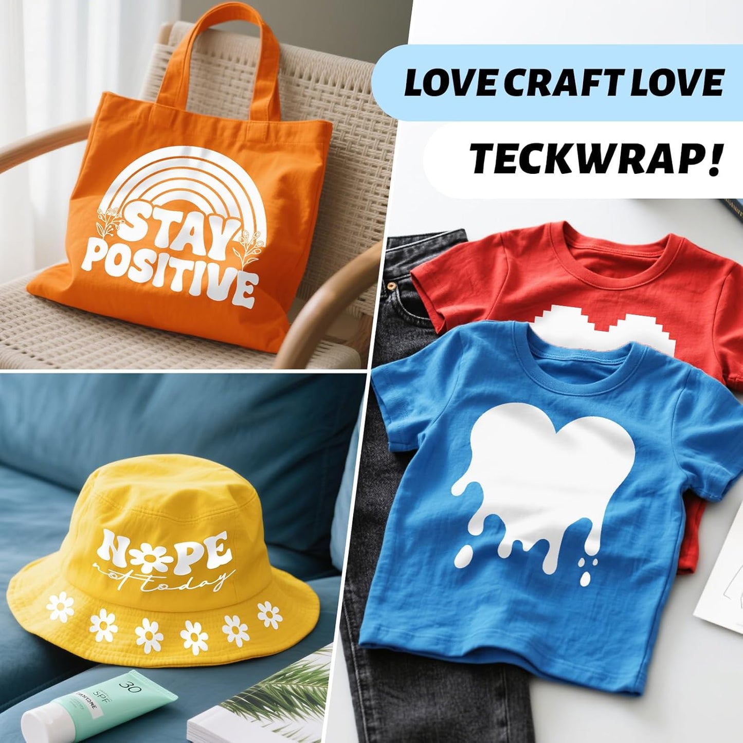 Heat Transfer Vinyl White Iron on Vinyl for All Cutter Machine - 12" X 10Ft HTV Vinyl for Shirts, Easy to Cut & Weed