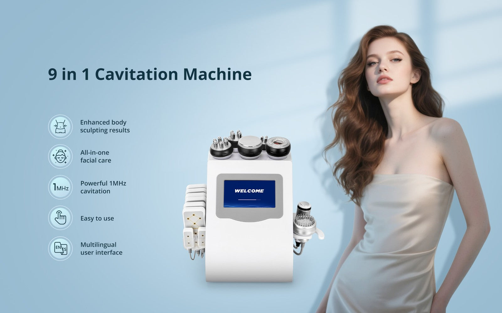 9 in 1 Beauty Machine for Body Massage Facial Skin Care Skin Lifting Lost Weig18