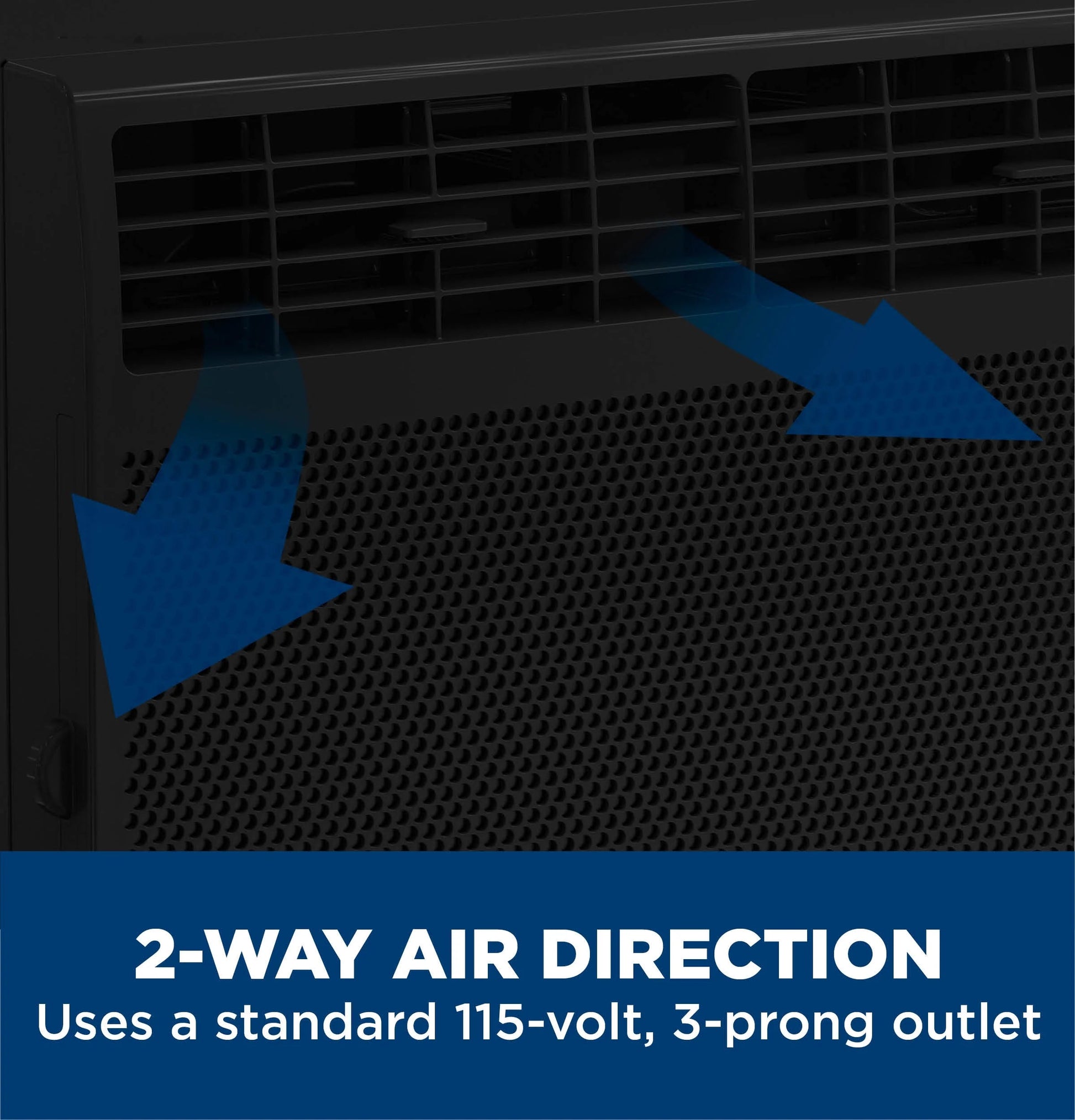 GE® 5,000 BTU, 115V Mechanical Window Air Conditioner, Covers up to 150 Sq Ft., Black