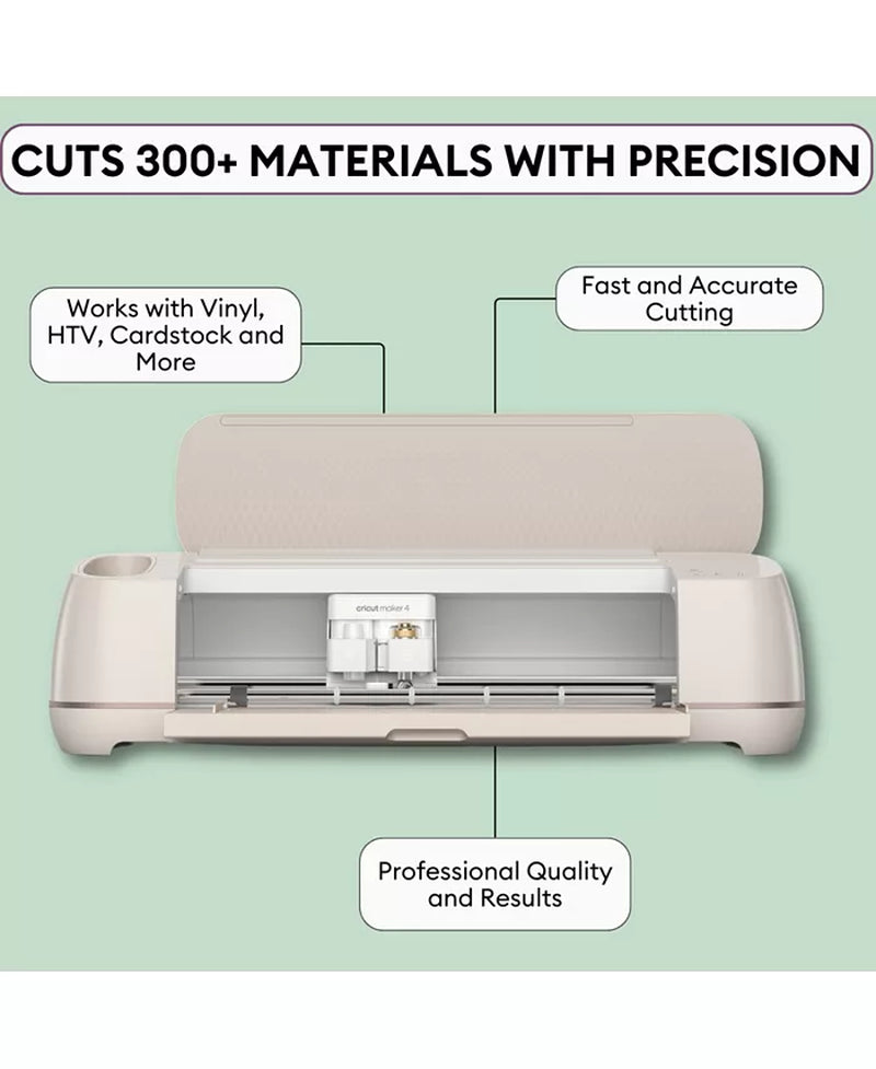 Maker 4 and Easy Press 3 Machine Combo with HTV Materials Bundle