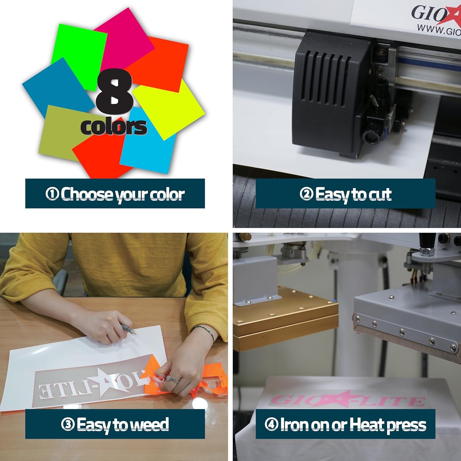 3D Puff Vinyl Heat Transfer 10" X 12" - 11 Sheets Foaming HTV Assorted Colors Bundle/Variety Pack, Adhesive Vinyl, Iron-On Transfer, Heat Press with Cricut Silhouette Cameo