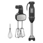 Foodi Power Mixer System, Black Hand Blender and Hand Mixer Combo with Whisk and Beaters, 3-Cup Blending Vessel, CI100