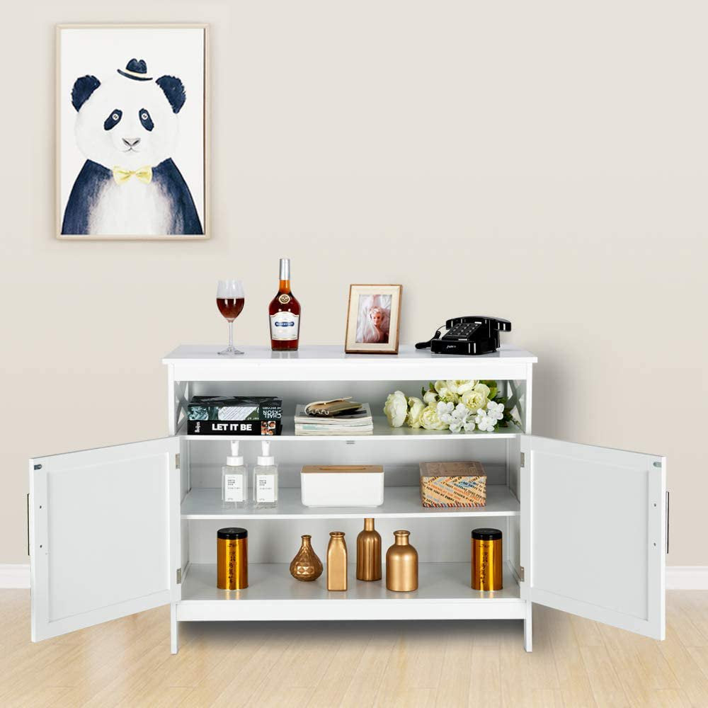 Kitchen Storage Cabinet Sideboard Free Standing Dining Furniture for Home