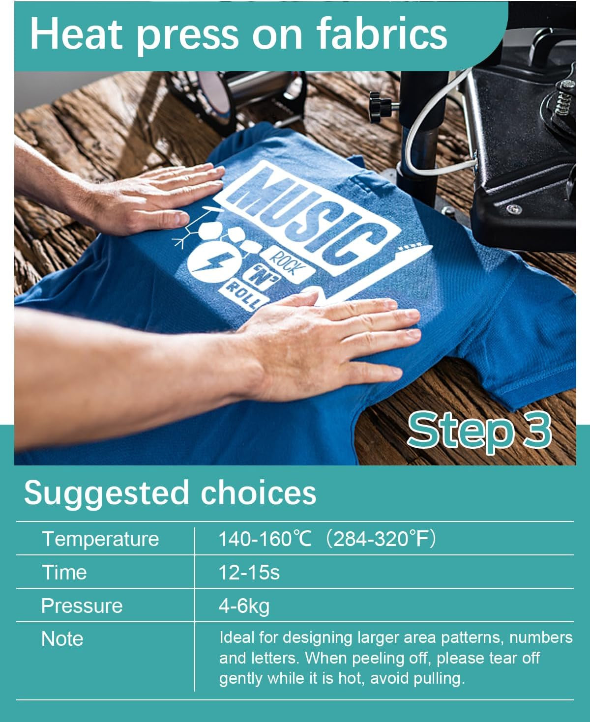 Lzerking Heat Transfer Vinyl White Htv Matte-12 X100Ft Iron on Vinyl Roll for Cricut/Cameo Bundle, DIY Shirts, Bags, Socks, Shoes, Pillow and Other Frabic - Easy to Cut & Weed