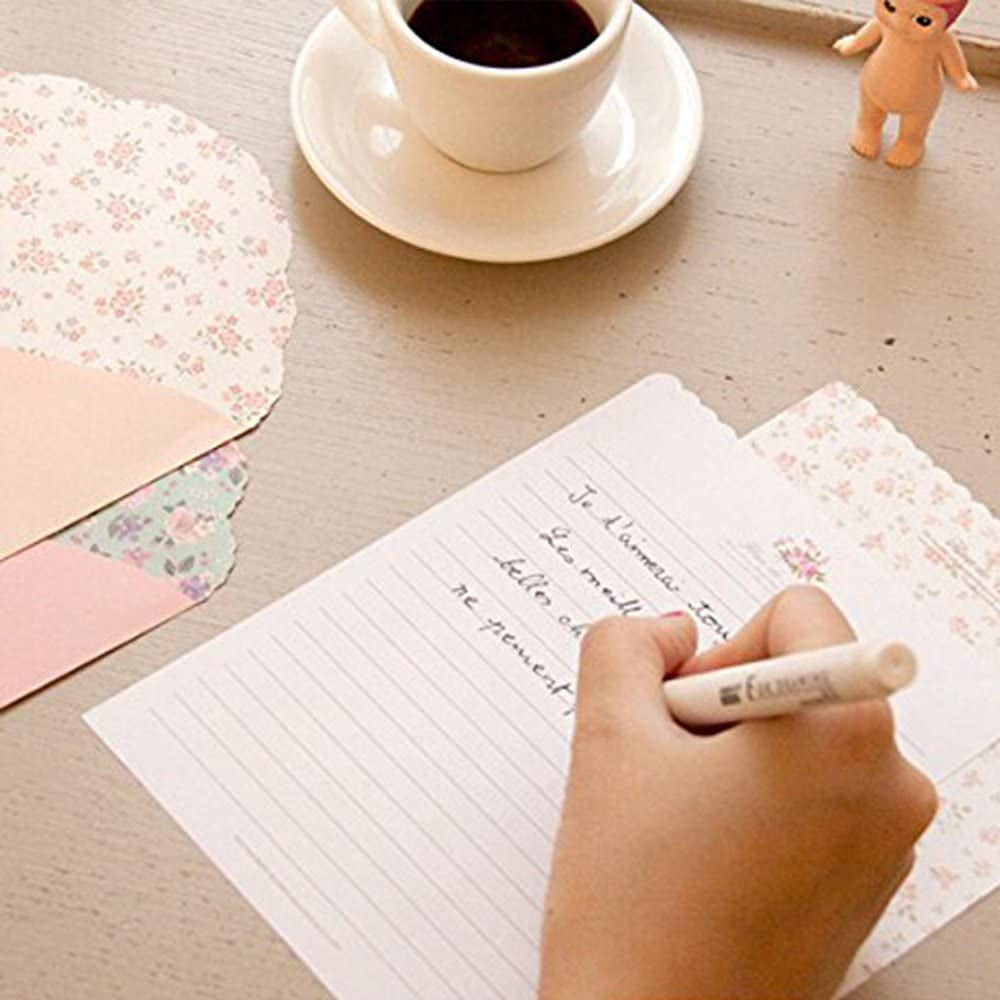 Scstyle 32 Cute Kawaii Lovely Special Design Writing Stationery Paper with 16 Envelope - 32 Letter Paper (7.1X5.2 Inch) by Scstyle