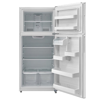 Frost-Free Apartment Size Standard Door Refrigerator, 18.0 Cu. Ft. Capacity, in Stainless Steel (FF18D3S-4)