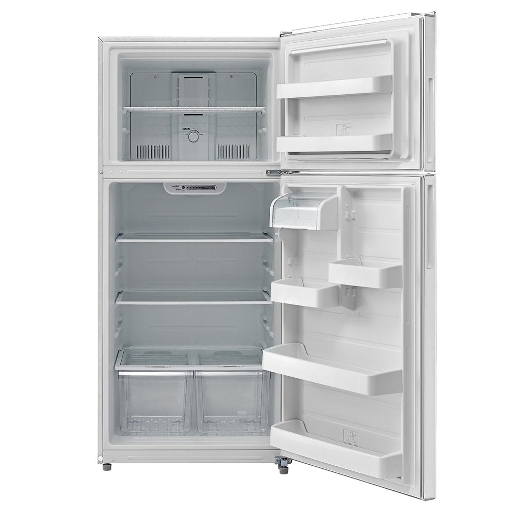 Frost-Free Apartment Size Standard Door Refrigerator, 18.0 Cu. Ft. Capacity, in White (FF18D0W-4)