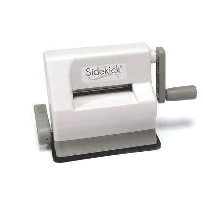 Sizzix Sidekick Starter Kit 661770 Portable Manual Die Cutting & Embossing Machine for Arts & Crafts, Scrapbooking & Cardmaking, 6.35 Cm Opening, 2.5" Opening, White