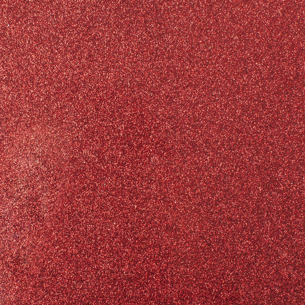 ® Glitter Iron-On™ Vinyl, Red, 12" X 19"