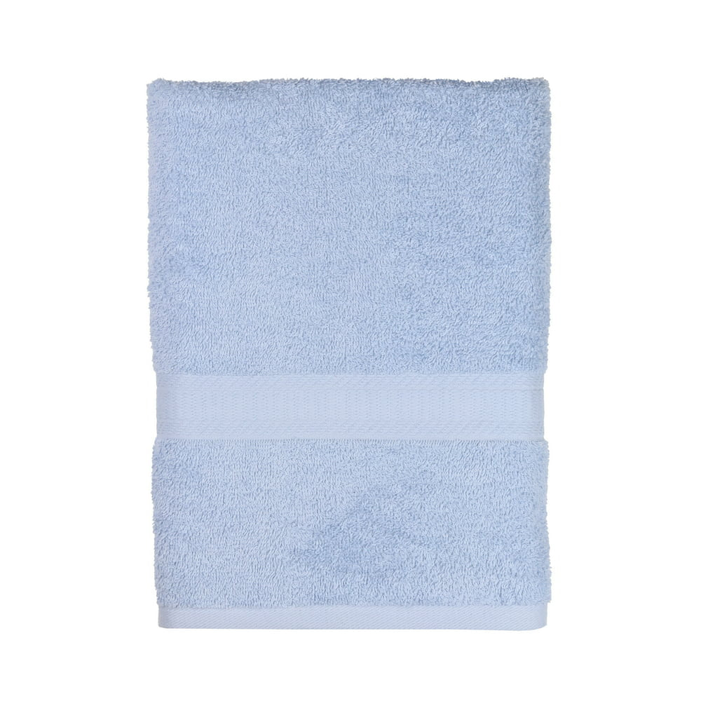 Solid Bath Sheet, Blue Shell