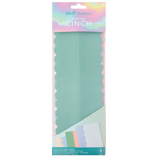 We R Thermal Cinch Binding Spine 6/Pkg-Diecut
