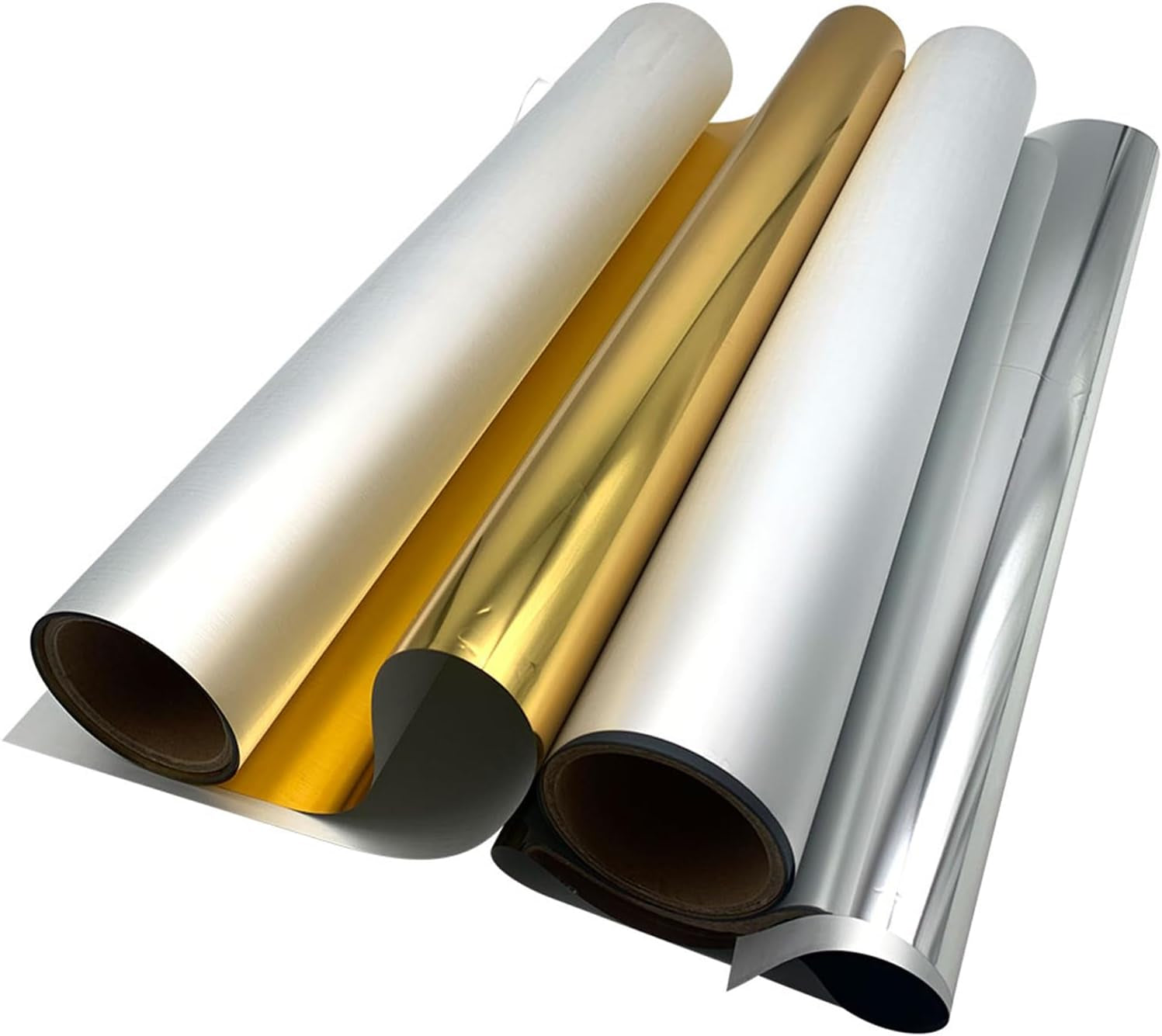 H-E DTF Foil Film 13In X 65.6Ft Gold Foil DTF Transfer Film, Cold Peel Gold/Silver Foil DTF Transfer Film (G Old)