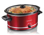 8 Quart Large Capacity Slow Cooker - Red, Model# 33184