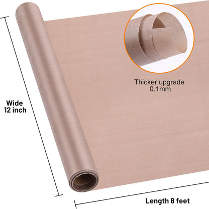 Auto Heat Press Machine for T Shirts 15 X 15 & Heat Press Accessories 52 Pcs & Teflon Sheets for Heat Press 12" X 8 FT