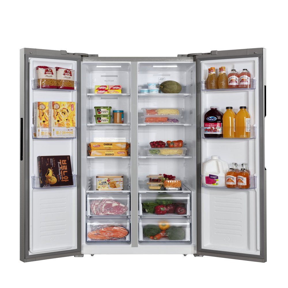 15.6 Cu. Ft. Side by Side Stainless Refrigerator