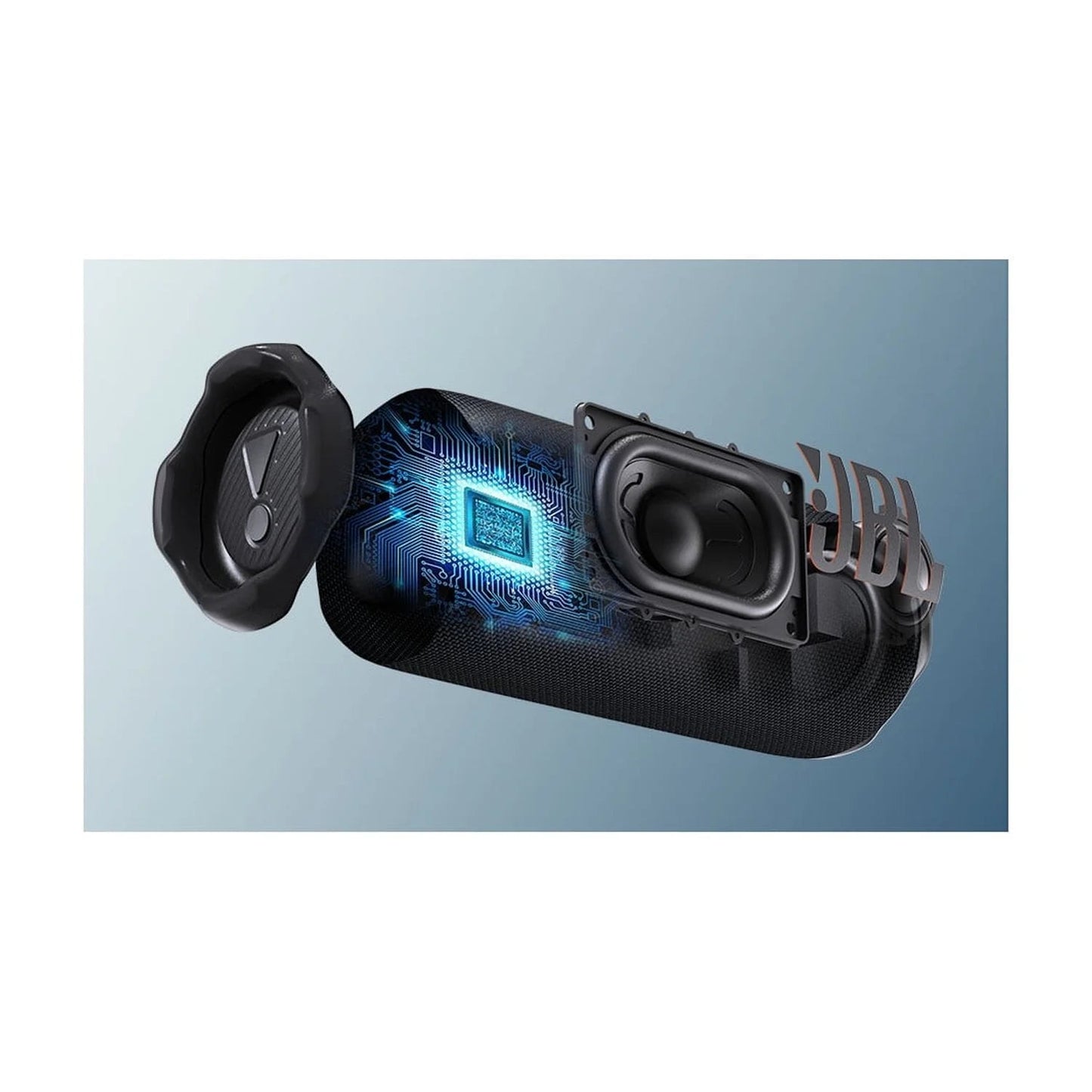 Flip 7 - Portable Waterproof and Drop-Proof Speaker, Bold  Pro Sound with AI Sound Boost, 16Hrs of Playtime, and Pushlock System with Interchangeable Accessories (Black)