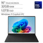 LG Gram Pro 16" Copilot+ PC - Intel Core Ultra 7 355 Processor - WQXGA (2560 X 1600) - 32GB RAM - 1TB SSD - Windows 11 Home