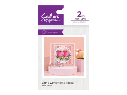 Crafter’S Companion Love Is in the Air Stamp & Die - with Love