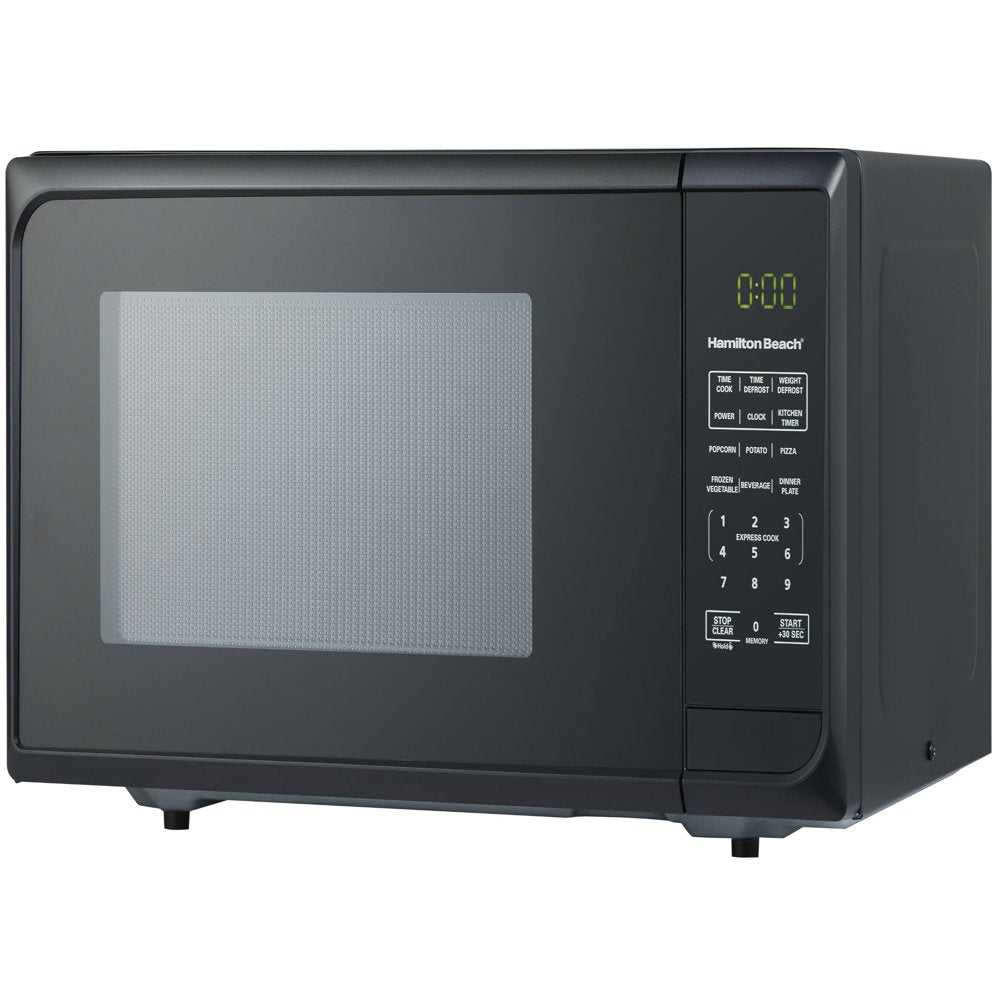 0.9 Cu. Ft. Matte Black Microwave Oven