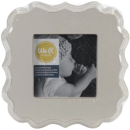 We R Memory Keepers Decorative Wooden Frame Cream 7 X 7