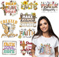 Dtf Transfers Ready to Press - 9 Pcs Christian Faith Iron on Transfers for T-Shirts Heat Transfer Vinyl Stickers God Jesus Iron on Patches Decals for Clothes Bag Pillow DIY Fabric Decor