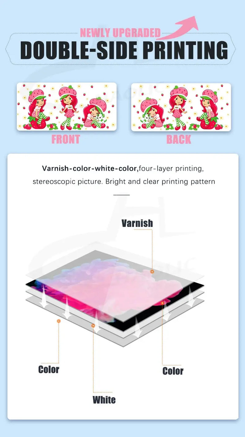 Haolic Pink UV DTF Printer with Dual XP600 Heads & Laminator 2 in 1