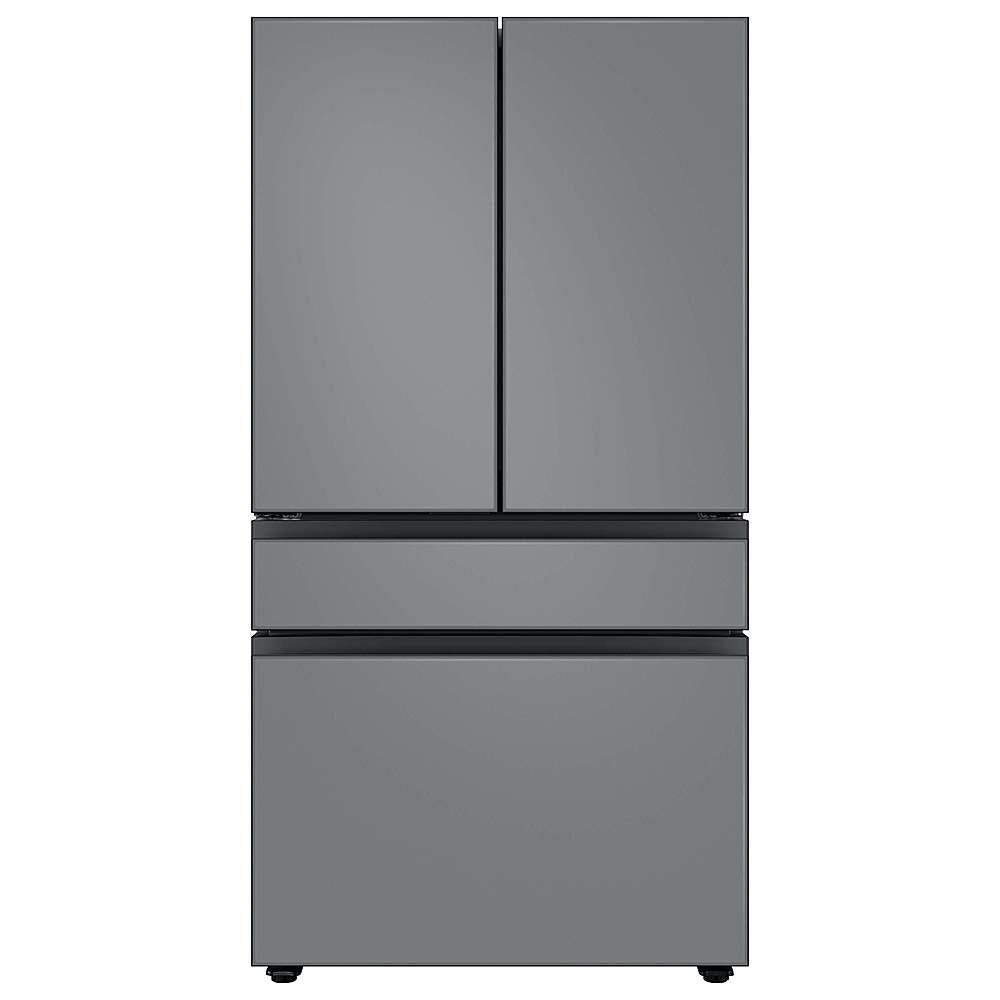 Bespoke 4-Door French Door Refrigerator Panel - Bottom Panel - Gray Glass