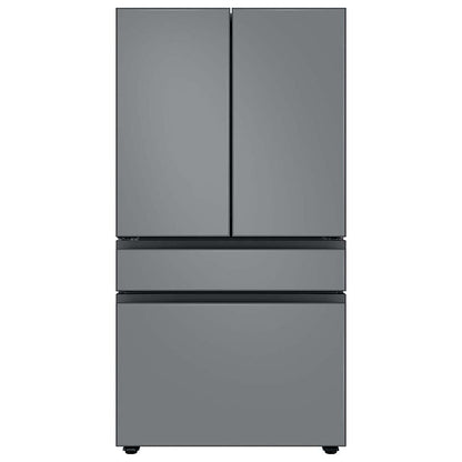 Bespoke 4-Door French Door Refrigerator Panel - Bottom Panel - Gray Glass