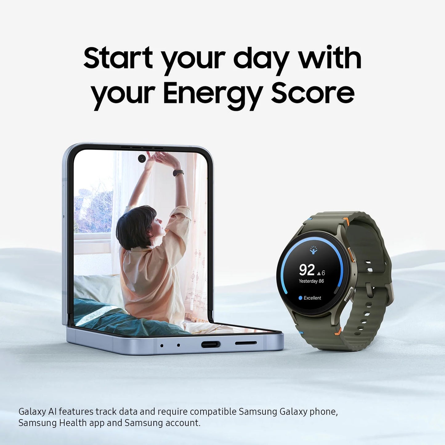 Galaxy Watch7 40Mm Bluetooth and Wifi Aluminum Smart Watch, Cream
