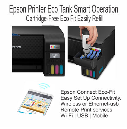 Epson Printer with DTF Ink Heat Transfer Print Color T-Shirt Maker Start Kit