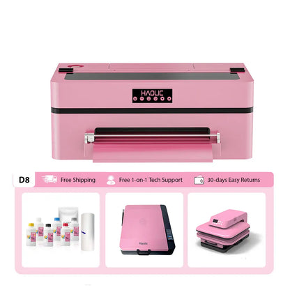Haolic Mini D8 DTF Printer 13" | Compact Direct-To-Film Printer for Small Business & Home Use