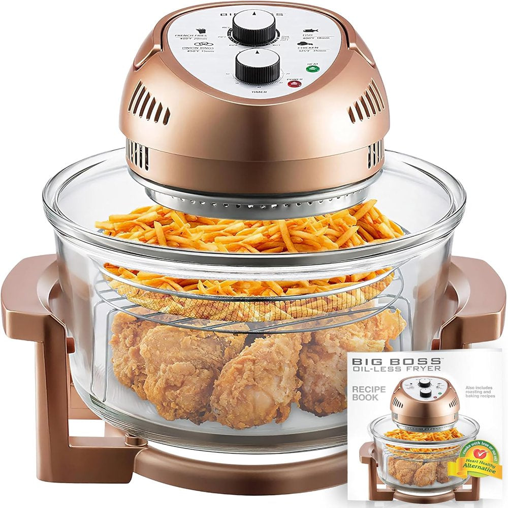 As Seen on TV  16 Quart Oil-Less Air Fryer and Convection Oven, Copper